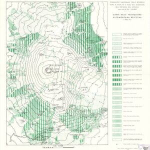 CARTA DELLA VEGETAZIONE ALTOMONTANA DELL'ETNA DI EMILIA POLI