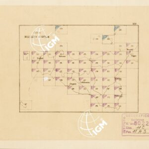 CARTA DELL'ISOLA DI SICILIA - Quadro d'Unione