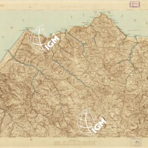 CARTA DELL'ISOLA DI SICILIA - Foglio 135 - Patti