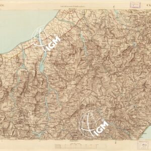 CARTA DELL'ISOLA DI SICILIA - Foglio 136 - Castroreale