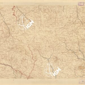 CARTA DELL'ISOLA DI SICILIA - Foglio 144 - Mistretta