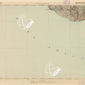 CARTA DELL'ISOLA DI SICILIA - Foglio 147 - Melito di Porto Salvo