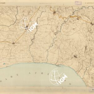 CARTA DELL'ISOLA DI SICILIA - Foglio 150 - Castelvetrano