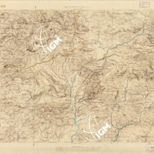 CARTA DELL'ISOLA DI SICILIA - Foglio 151 - Bivona