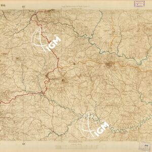 CARTA DELL'ISOLA DI SICILIA - Foglio 154 - Leonforte