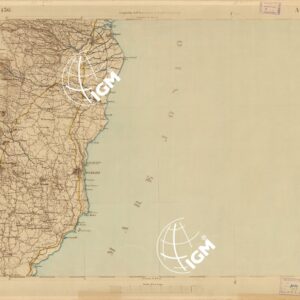 CARTA DELL'ISOLA DI SICILIA - Foglio 156 - Aci-Reale