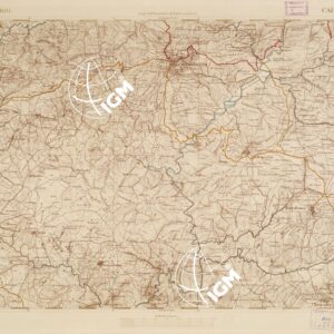 CARTA DELL'ISOLA DI SICILIA - Foglio 160 - Caltanissetta