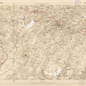 CARTA DELL'ISOLA DI SICILIA - Foglio 166 - Caltagirone