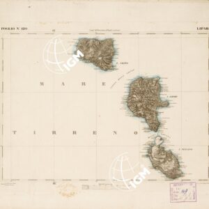 CARTA DELL'ISOLA DI SICILIA - Foglio 120 - Lipari