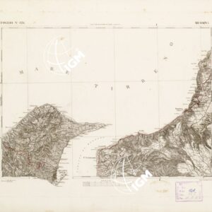 CARTA DELL'ISOLA DI SICILIA - Foglio 126 - Messina