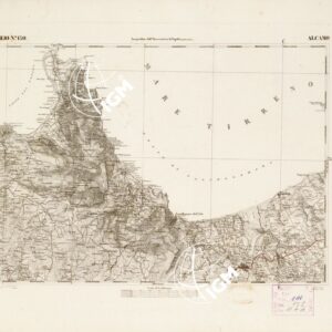 CARTA DELL'ISOLA DI SICILIA - Foglio 130 - Alcamo