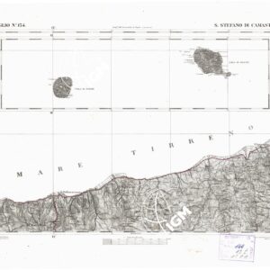 CARTA DELL'ISOLA DI SICILIA - Foglio 134 - S. Stefano di Camastra