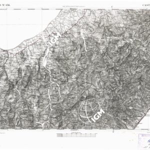 CARTA DELL'ISOLA DI SICILIA - Foglio 136 - Castroreale