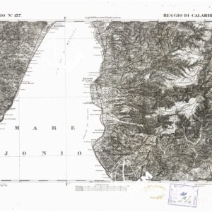 CARTA DELL'ISOLA DI SICILIA - Foglio 137 - Reggio di Calabria