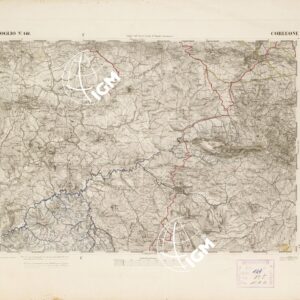 CARTA DELL'ISOLA DI SICILIA - Foglio 141 - Corleone