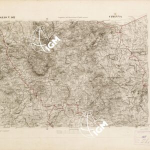 CARTA DELL'ISOLA DI SICILIA - Foglio 142 - Ciminna