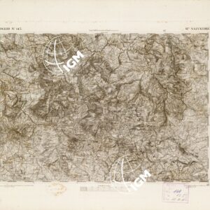 CARTA DELL'ISOLA DI SICILIA - Foglio 143 - M.te Salvatore