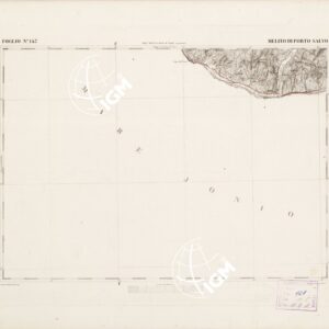 CARTA DELL'ISOLA DI SICILIA - Foglio 147 - Melito di Porto Salvo