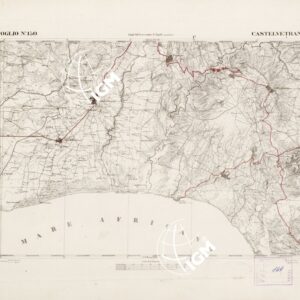 CARTA DELL'ISOLA DI SICILIA - Foglio 150 - Castelvetrano