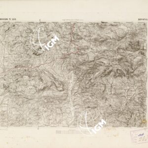 CARTA DELL'ISOLA DI SICILIA - Foglio 151 - Bivona