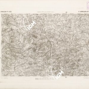 CARTA DELL'ISOLA DI SICILIA - Foglio 152 - Cammarata