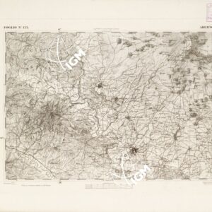 CARTA DELL'ISOLA DI SICILIA - Foglio 155 - Adernò