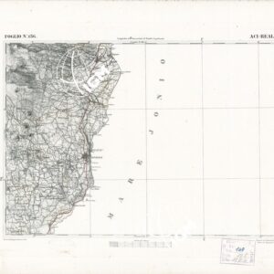 CARTA DELL'ISOLA DI SICILIA - Foglio 156 - Aci-Reale