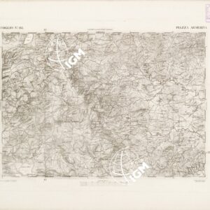 CARTA DELL'ISOLA DI SICILIA - Foglio 161 - Piazza Armerina