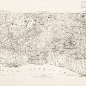 CARTA DELL'ISOLA DI SICILIA - Foglio 165 - Licata