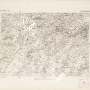 CARTA DELL'ISOLA DI SICILIA - Foglio 166 - Caltagirone