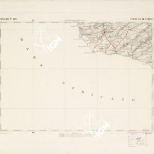 CARTA DELL'ISOLA DI SICILIA - Foglio 172 - Capo Scalambri