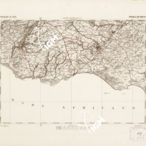 CARTA DELL'ISOLA DI SICILIA - Foglio 173 - Spaccaforno