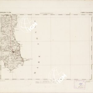 CARTA DELL'ISOLA DI SICILIA - Foglio 174 - Capo Passero