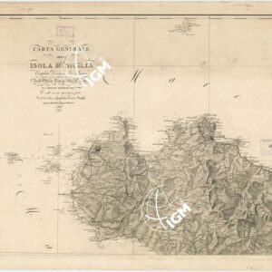 CARTA GENERALE DELLA ISOLA DI SICILIA... - Foglio 1 - Trapani, Agrigento, Palermo