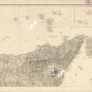 CARTA GENERALE DELLA ISOLA DI SICILIA... - Foglio 2 - Reggio Calabria, Messina, Catania, Enna, Palermo