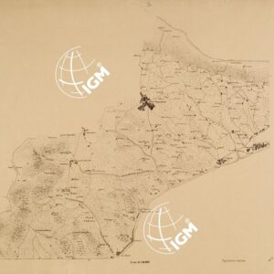 CARTA TOPOGRAFICA DEL FARO DI MESSINA ESEGUITA NEL 1844 - Foglio 2