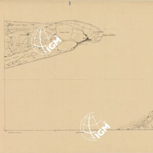 CARTA TOPOGRAFICA DEL FARO DI MESSINA ESEGUITA NEL 1844 - Foglio 3