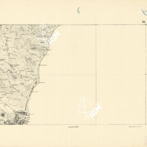 CARTA TOPOGRAFICA DEL FARO DI MESSINA ESEGUITA NEL 1844 - Foglio 6