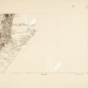 CARTA TOPOGRAFICA DEL FARO DI MESSINA ESEGUITA NEL 1844 - Foglio 10