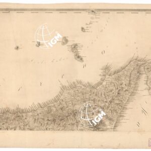 CARTA DEL REGNO DI SICILIA RICAVATA DALL'ORIGINALE CARTA DEL BARONE DI SCHMETTAU RICAVATA DALL'ORIGINALE CARTA DEL BARONE DI SCHMETTAU -Tavola 1