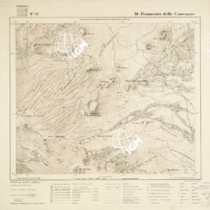 CARTA DEL MONTE ETNA - Foglio 8 - M. Frumento delle Concazze
