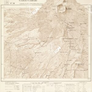 CARTA DEL MONTE ETNA - Foglio 11 - Cratere Centrale
