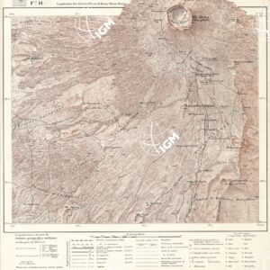 CARTA DEL MONTE ETNA - Foglio 11 bis - Cratere Centrale