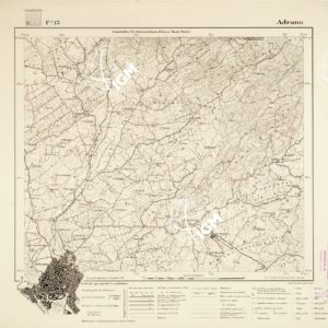 CARTA DEL MONTE ETNA - Foglio 13 - Adrano