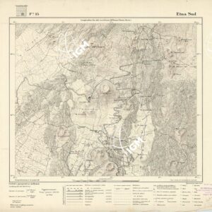 CARTA DEL MONTE ETNA - Foglio 15 - Etna Sud