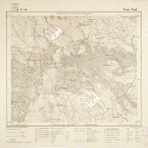 CARTA DEL MONTE ETNA - Foglio 16 - Etna Sud