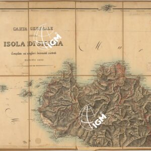 CARTA GENERALE DELL'ISOLA DI SICILIA COMPILATA SUI MIGLIORI DOCUMENTI ESISTENTI. TORINO - Foglio 1 - Trapani, Palermo