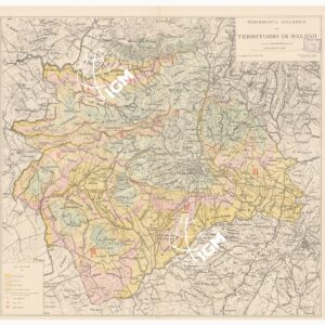 TOPOGRAFIA MALARICA DEL TERRITORIO DI SALEMI. I.G.M. - Trapani