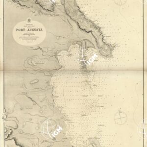 MEDITERRANEAN SICILY EAST COAST, PORT AUGUSTA SURVEYED BY CAPTAIN P.F. SHORTLAND, R. N. ASSISTED BY THE OFFICERS OF H. M. HYDRA