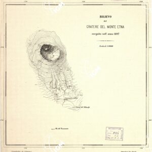 RILIEVO DEL CRATERE DEL MONTE ETNA...